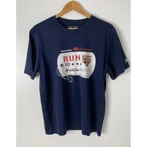 NEW BALANCE MLB BOSTON RED SOX FOUNDATION RUN TO HOMEBASE T-SHIRT SIZE L